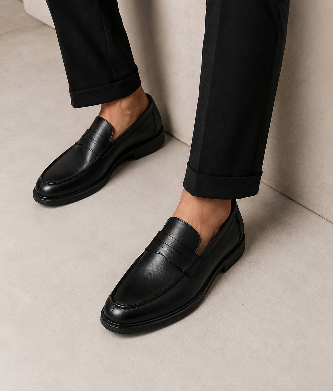 The Roma Leather Penny Loafer